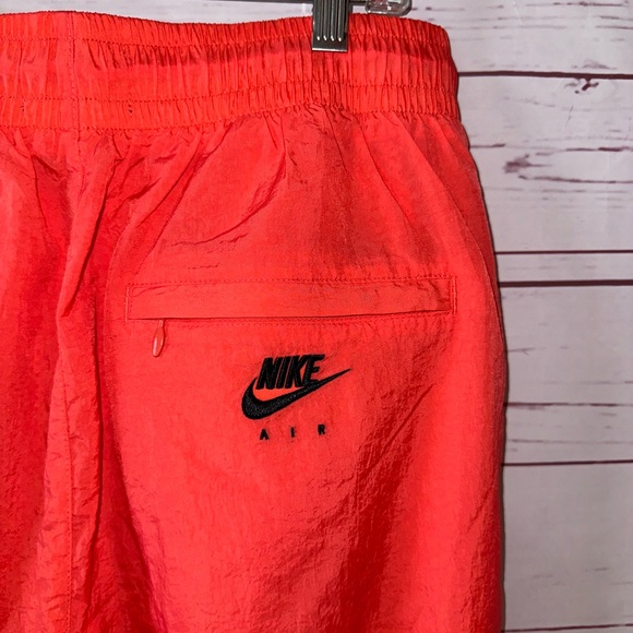 NIKE AIR JORDAN size M Nylon sweatpants orange like new! - Picture 7 of 14